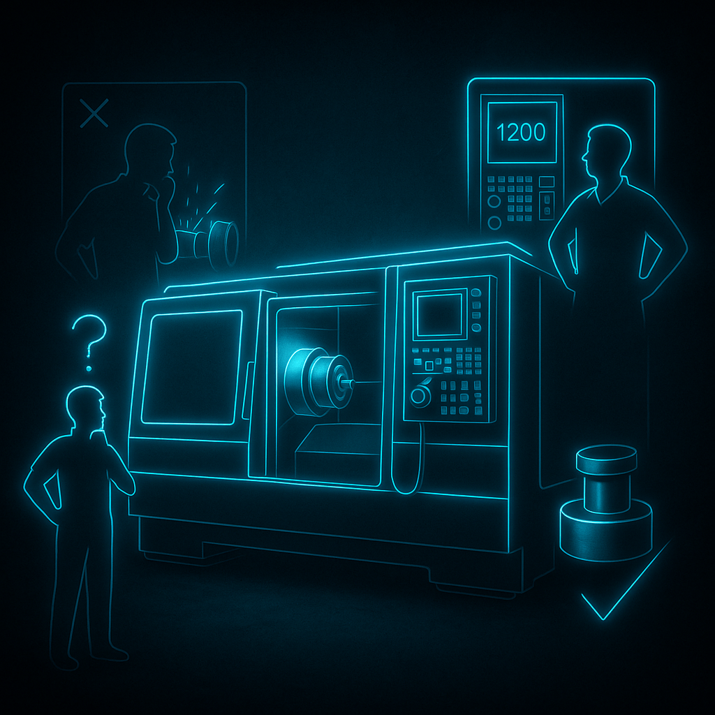 Lathe training graphic